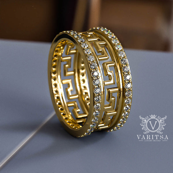 0.6ct Brilliant Diamond Gold Eternity Wedding Band - 01BU03